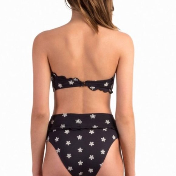 Peony swimwear high waisted bikini bottom - Picture 3 of 5